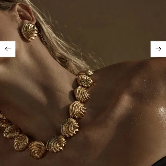 Monday Swimwear Cayman Necklace Gold - Picture 3 of 8